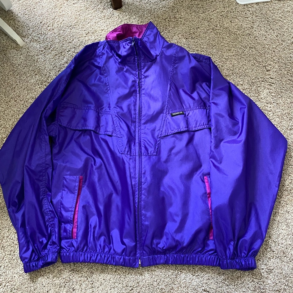 Ladies Size Small Obermeyer Ski Jacket Parachute Style Purple Jacket